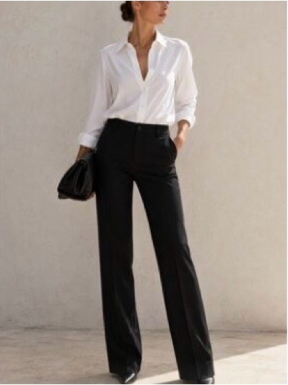Dolce & Gabbana Straight Leg Trousers Black